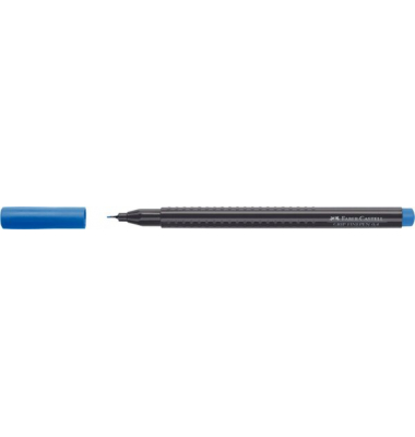 Fineliner 1516 Grip, 151651, schwarz (Schreibfarbe: helioblau r&ouml;tlich), 0,4mm