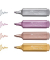 Textmarker TL 46, 154640, Etui, 4-farbig sortiert, 1-5mm Keilspitze