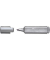 Textmarker TL 46, 154661, metallic silber, 1-5mm Keilspitze