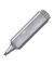 Textmarker TL 46, 154661, metallic silber, 1-5mm Keilspitze