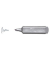 Textmarker TL 46, 154661, silber, 1-5mm Keilspitze