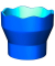 Wasserbecher 181510 Clic & Go, blau, 10x10x10cm