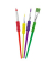 Pinsel-Set 481600 4-teilig 1x flach & 3x rund Größen 12, 2, 6 & 10