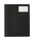 Schnellhefter Serie 2500 250001, A4+, schwarz, Polyvinylchlorid (PVC), Vorderdeckel opak