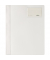 Schnellhefter 250002, A4+, weiß, Polyvinylchlorid (PVC), Vorderdeckel opak