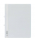 Schnellhefter 258002, A4+, wei&szlig;, Kunststoff, 80g, Vorderdeckel transparent