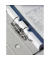 Klemmhefter DURACLIP EASY FILE 30 222907, A4 blau, für ca. 30 Blatt, Polyvinylchlorid (PVC) 80g