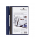 Schnellhefter Duraplus deLuxe 2589 A4+ überbreit dunkelblau PVC Kunststoff kaufmännische Heftung bis 100 Blatt mit Abheftlochu