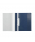 Schnellhefter DURAPLUS 258907, A4+, dunkelblau, Kunststoff, 80g, Vorderdeckel transparent