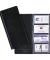 2380 Visifix Visitenkartenalbumschwarz für 96 Karten schwarz 253 x115 mm