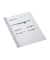 Klemmschienen 290219, A4 farblos-transparent, für ca. 30 Blatt, Kunststoff, mit Abheftleiste