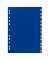 Kunststoffregister 6756-27 1-31 A4 0,12mm farbige Taben 31-teilig