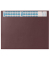 Schreibunterlage 7204-03 mit Kalenderstreifen rot 65x52cm Kunststoff