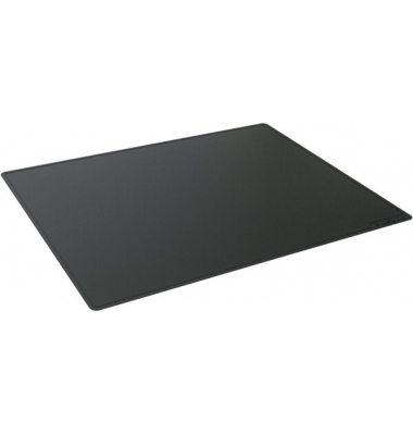 Schreibunterlage 530 x 400 mm, schwarz PP opak, rutschfest, abgerundete Ecken