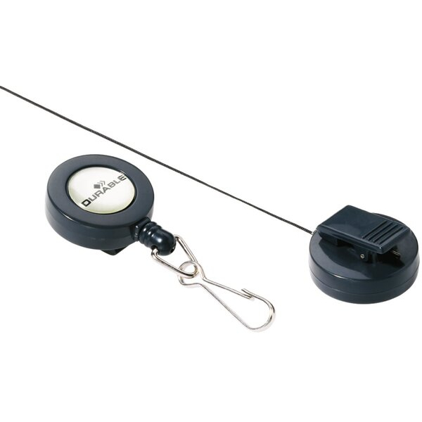 4005546802077 - Ausweishalter für Namensschilder mit Rückholmechanismus 4005546802077 DURABLE Hunke & Jochheim 822158 10 Stück 4005546802077 - Ausweishalter für Namensschilder mit Rückholmechanismus 4005546802077 DURABLE Hunke & Jochheim 822158 10 Stück
