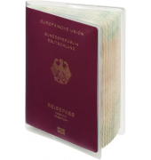 Ausweishülle Reisepass, 2-teilig 189x129mm, PP, dokumentenecht