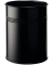 Papierkorb 330001, 15 Liter, rund, schwarz