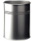 Papierkorb 330023, 15 Liter, rund, silber