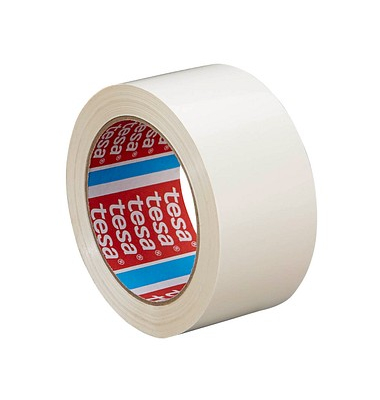 Packband Tesapack 04124-00051-00, 50mm x 66m, PVC, weiß