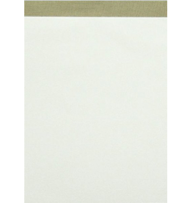 Briefblock A6, blanko, ungelocht, ohne Deckblatt, 50 Blatt