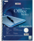 Collegeblock 355408027 Office, Lineatur 21 / liniert mit Rand innen, A4+, 70g, blau, 80 Blatt