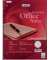 Collegeblock 100050247 Business Office Notes, Lineatur 22 / liniert mit Rand innen, A4+, 70g, rot, 80 Blatt