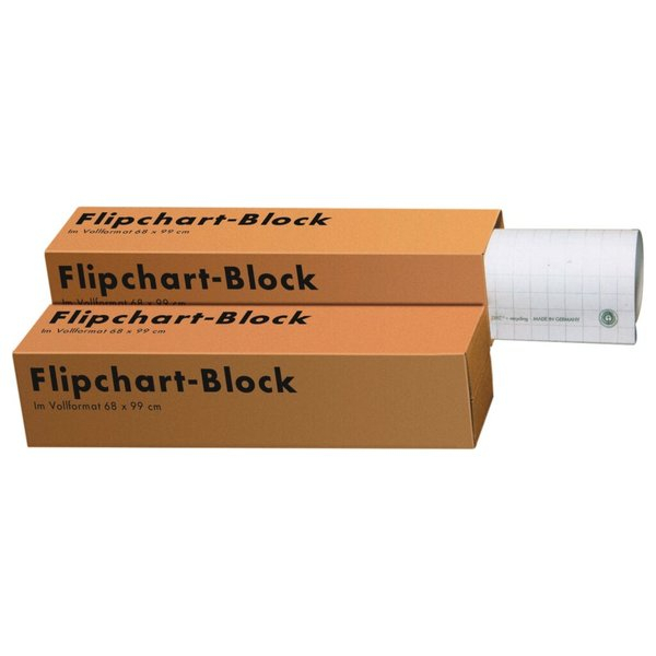 4006144604148 - Flipchartblock 68 x 99 cm kariert recycling 80g qm 4006144604148 5 Stück