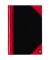 Chinakladde 100302817, schwarz/rot, A5, kariert, 70g, 96 Blatt / 192 Seiten