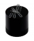 Klammernspender Clip-Boy gefüllt schwarz 70x70mm