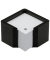 Zettelbox 25701, memorion, 125x125x80mm, schwarz, Kunststoff, inkl.: 600 lose Notizzettel