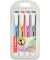 Textmarker STABILO swing cool, 275/4-08-2, Packung, 4er Etui Pastellfarben/seidengrau/frische fuchsie/himmlisches blau/sanftes o