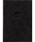 Buchkalender 876-0020, schwarz, 1 Tag / 1 Seite, 15x21cm (A5), 2025