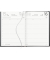 Buchkalender 876-0020, schwarz, 1 Tag / 1 Seite, 15x21cm (A5), 2025