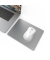 Mousepad Aluminium silber