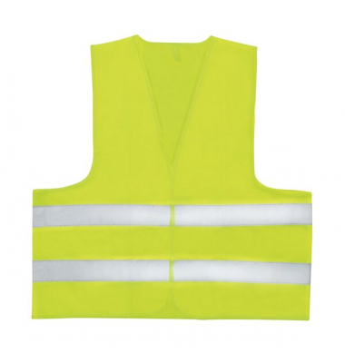 Warnweste, Einheitsgröße, gelb Hochsichtbare Warnkleidung, Polyester