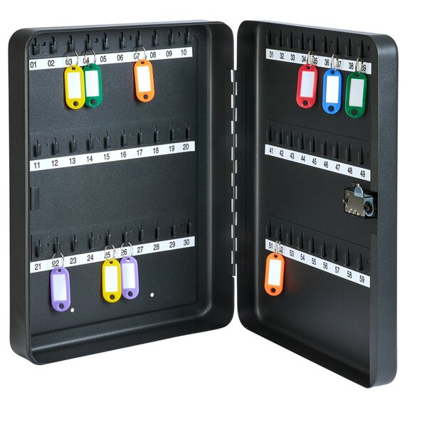 4007735008819 - Alco-albert Gmbh&cokg - Schlüsselkasten Stahlblech für 60 Schlüssel BxTxH 280 x 80 x 370 mm Zahlenschloss anthrazit