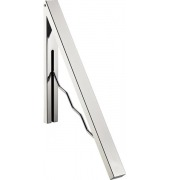 Wand-/Klappgarderobe, verchromt, auf- klappbar, inkl. Befestigungsmaterial,