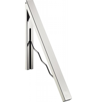 Wand-/Klappgarderobe, verchromt, auf- klappbar, inkl. Befestigungsmaterial,