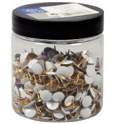 Reißnägel SUN d. 9,5mm weiß plastiküberzogen 750er 156B10