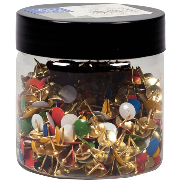 4007735156664 - Reißnägel SUN d 95mm sortiert plastiküberzogen 750er 156B26 4007735156664 Albert & Co 156-26 750 Stück