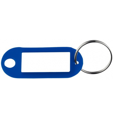 Schlüsselanhänger mit Ring dunkelblau