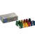 Foldbackklammern, farbig sortiert vernickelt, 19mm lang