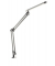 Tischleuchte LED, mit Klemme, silber, 20 LED´s, 230V / 7W, neutralweiß,