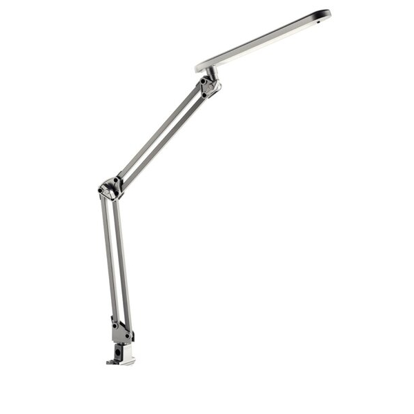 4007735962289 - Tischleuchte LED mit Klemme silber 20 LED´s 230V  7W neutralweiß 4007735962289 Alco