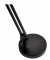 LED-Schreibtischlampe, schwarz, mit Standfuß
