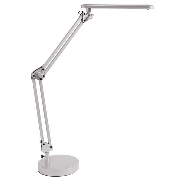 4007735963286 - Tischleuchte LED mit Fuß silber 20 LED´s 230V  7W neutralweiß 4007735963286 Alco