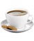 Cappuccinotassen-Set Bistro 300ml weiß Porzellan 6 Paar