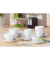 Cappuccinotassen-Set Bistro 300ml weiß Porzellan 6 Paar