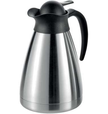 Isolierkanne Thermoart 290-072, silber/schwarz, 2 Liter