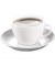 Kaffeetassen-Set Bistro 200ml weiß Porzellan 6 Paar